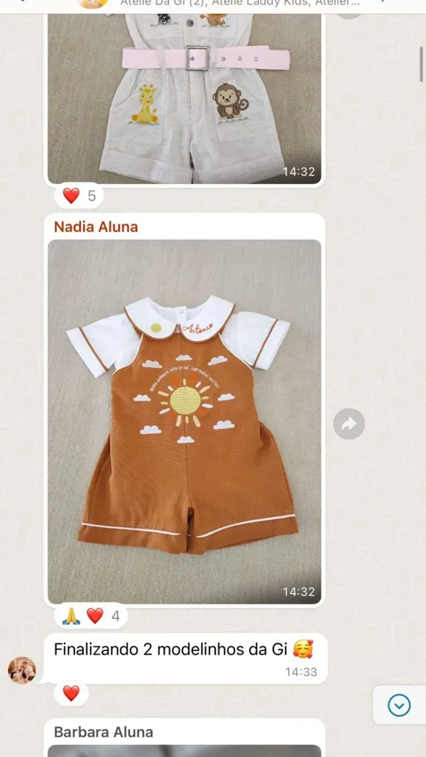 Peça feita por aluna da Costuragi · 12