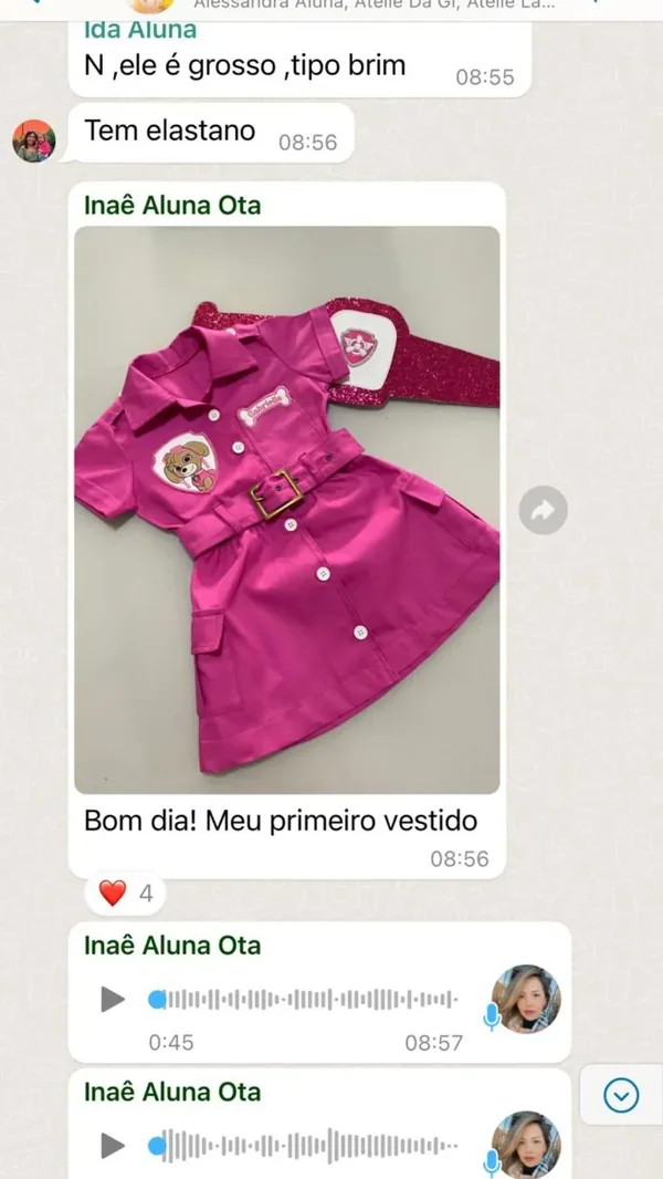 Peça feita por aluna da Costuragi · 26