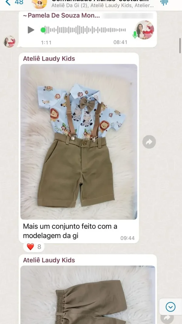 Peça feita por aluna da Costuragi · 34