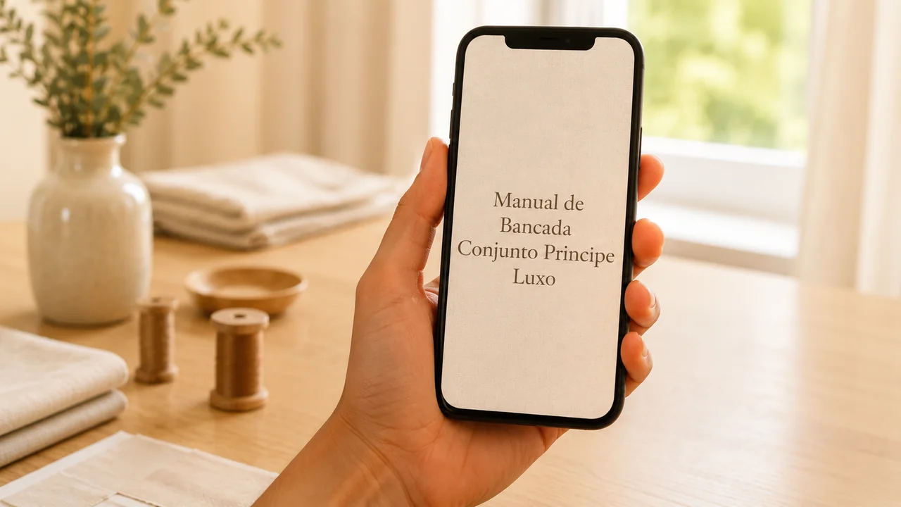 Manual de Bancada do Conjunto Príncipe Luxo em PDF